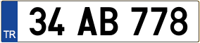 Truck License Plate